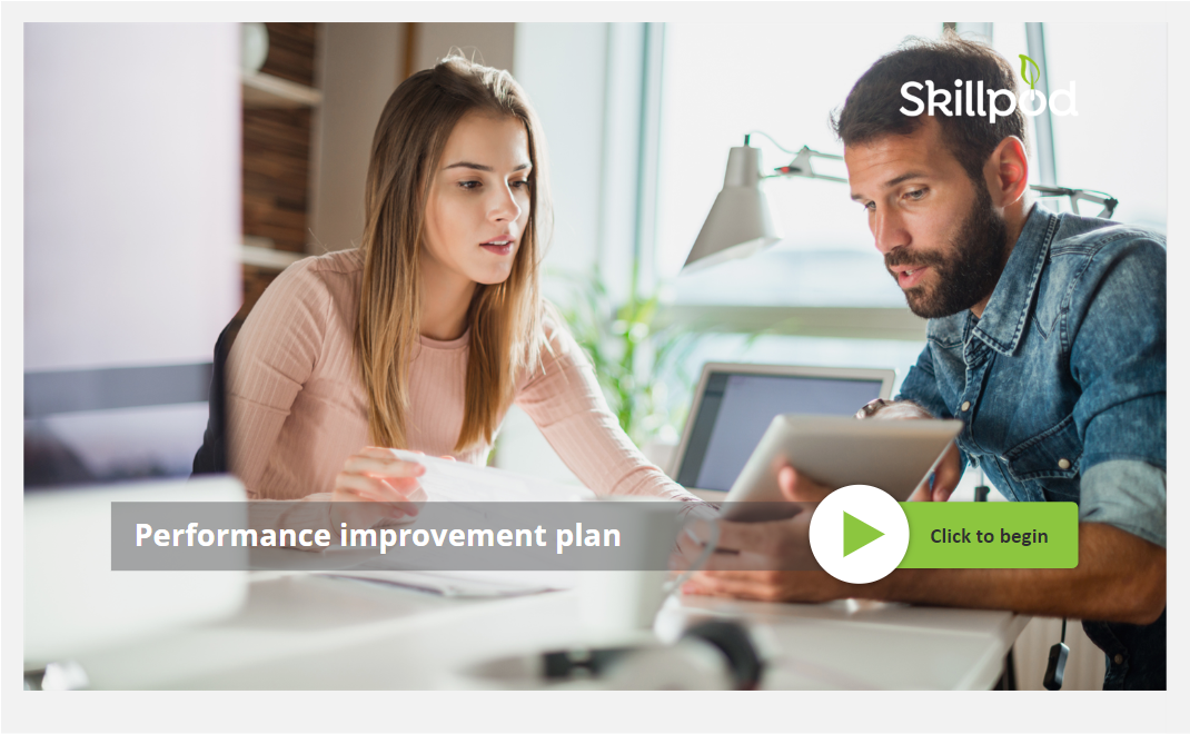 Performance improvement plan_title page